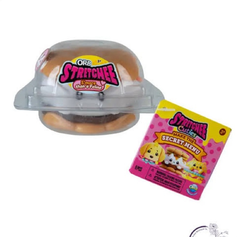 ORB Stretchee S'more SquishyToy with Secret Menu Card - Brand New